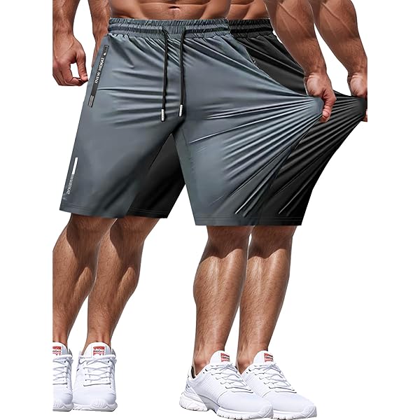 INTO THE AM Pantalones Cortos De Entrenamiento De Alta Calidad Con Entrepierna De 7.5 Pulgadas, Pantalones