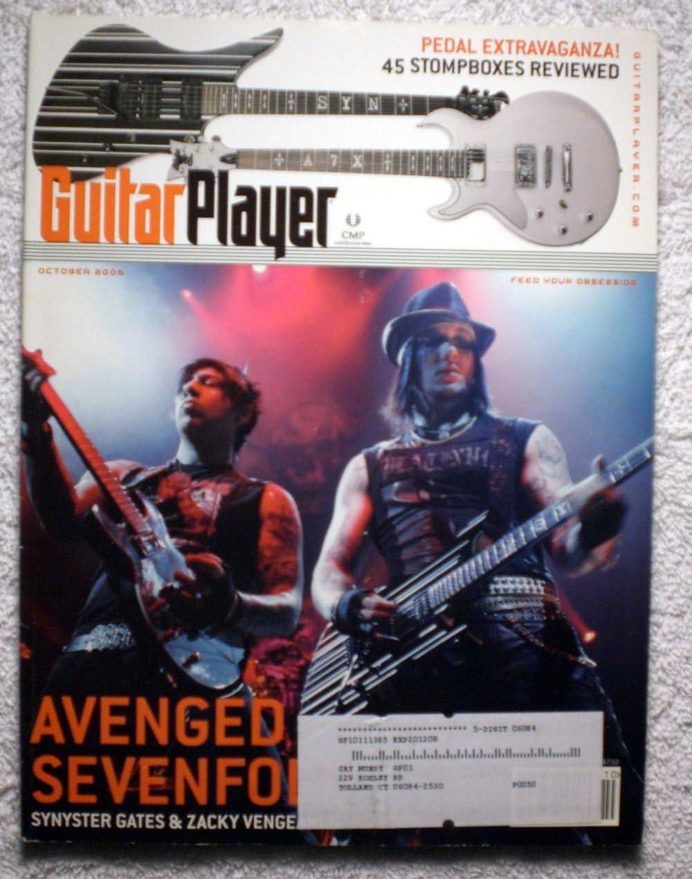 Avenged Sevenfold - Zacky Vengeance & Synyster Gates - Guitar Player Magazine - October 2006