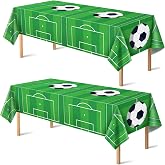 OHOME Soccer Party Decorations - 2 PCS Soccer Tablecloth | 2026 World Soccer Cup Merchandise Birthday Party Decorations - Soccer Party Favors Accessories Supplies for Indoor Outdoor Decor