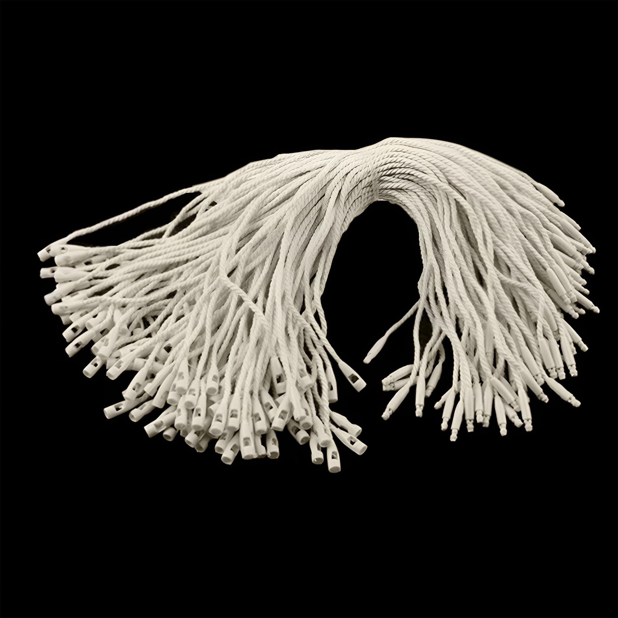 Trimming Shop String Hang Tags Secure Snap Lock Fasteners, 7 Inch Cotton Labels for Clothing, Price Tags, Garment, Retail, Merchandise, Boutique, Packaging & Craft Use, Beige, 100pcs