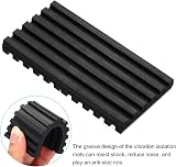 PATIKIL 4 Pcs Rubber Anti-Vibration Pads 4x2x0.4 Inch for HVAC Air Conditioner view 4