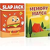 Card Games,Card Game for Kids Toddlers Adults,2 Decks of Classic Fun Card Game for Game Nights and Family Gatherings,Great Gifts for Birthday Holiday Easter Basket Stuffers (Slap Jack & Memory Match)
