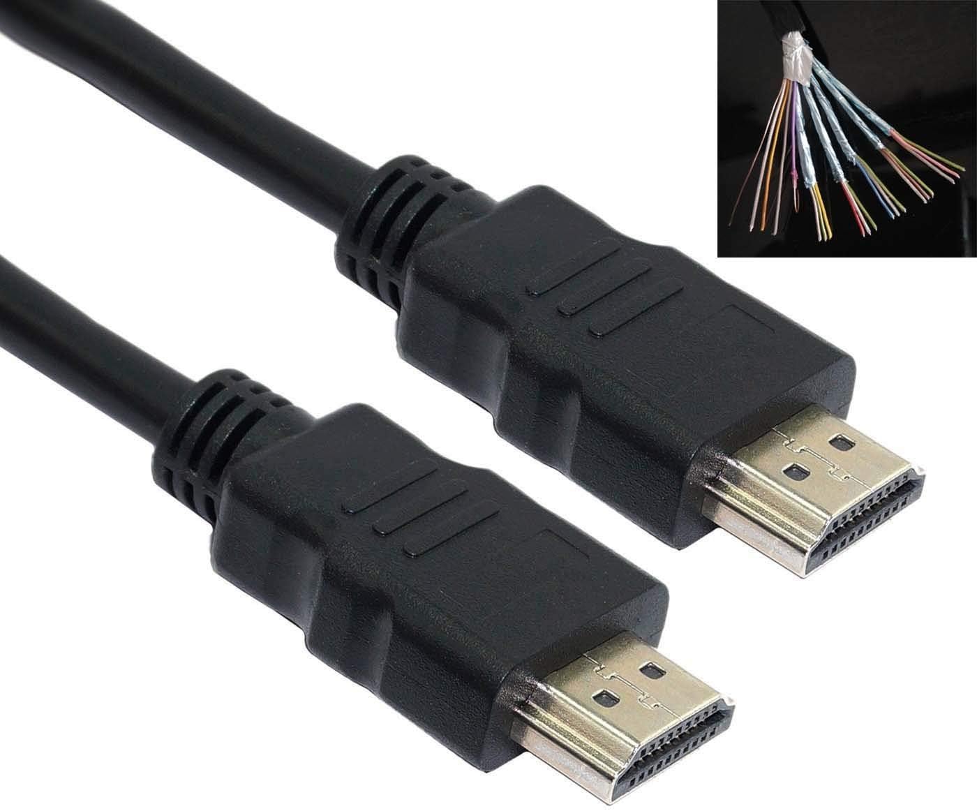 HDMI Cable 4K HDMI Cord 5FT 1.5M High-Speed Silver Plated Connectors Support Ethernet Audio Return Channel Video 4k HD1080P 3D Xbox Playtation PS3 PS4 PC