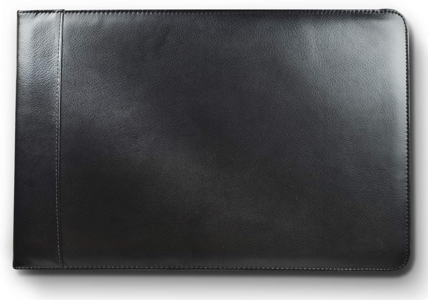 Executive Business Check Binder PU Leather 7 Ring Checkbook Cover (3 Checks on a Page) with Zipper : Office Products