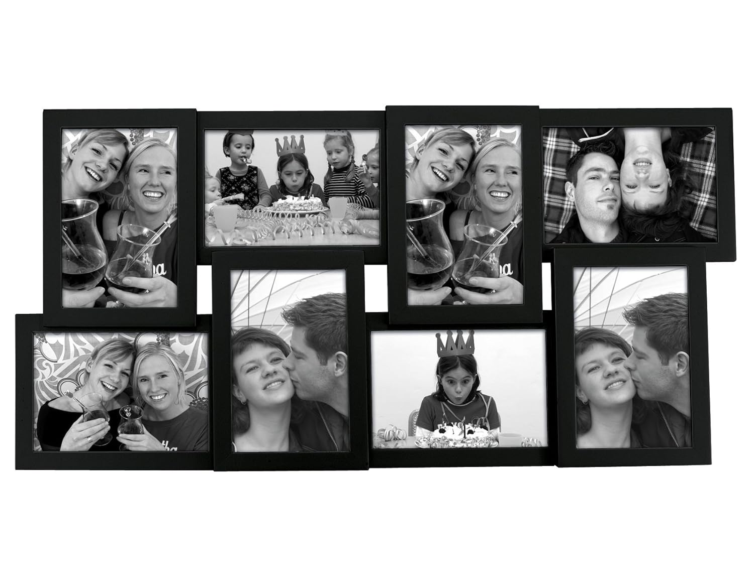 Pt, Layered Collection Photo Frame, Black Wood Amazon.fr Cuisine & Maison