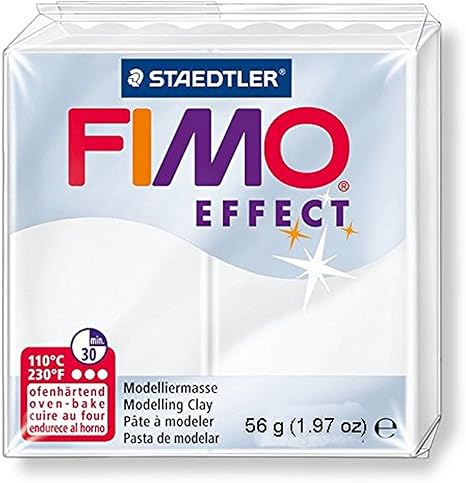 Fimo - Pasta de modelar effect 56gr-014, color translucido: Amazon.es
