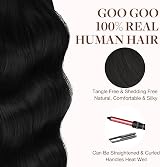 GOO GOO Tape in Hair Extensions 20pcs 50g 20inch Light Blonde Highlighted view 8