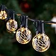 Novtech G40 LED Outdoor String Lights, 58Ft UL Approval IP65 Waterproof, 50+3 0.1w per Bulbs Energy Saving, Outside Decorative Lighting Hanging for Patio Porch Garden Bistro Cafe Party Wedding