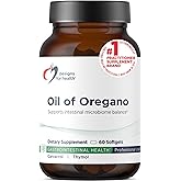 Designs for Health Oil of Oregano - Oregano Oil Capsules with Highly Concentrated Carvacrol - Supports Intestinal Cleansing - Oregano Oil Pills for GI Support (60 Softgels)