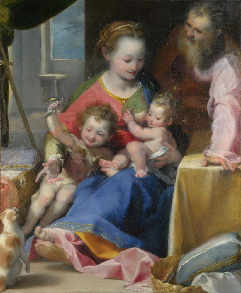The Museum Outlet - Federico Barocci - The Madonna of The Cat (La Madonna del Gatto) - A3 Poster Print