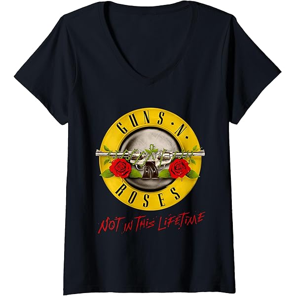 Roses N' Guns Tシャツ (Back Tour Lifetime this in Not ユニセックスTシャツ: ROSES N' GUNS LIFETIME THIS IN NOT ミュージシャン