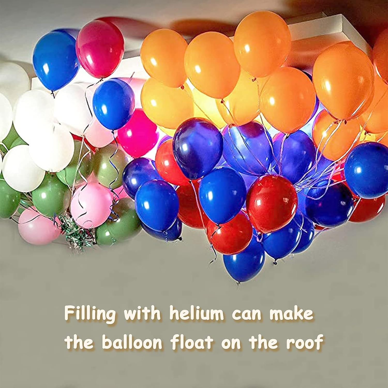 12 inch Orange Latex Balloons Helium Balloons Balloons Birthday Party Decorations Supplies Pack of 50,for Birthdays, Baby Showers, Weddings, Christenings and Halloween - Image 5