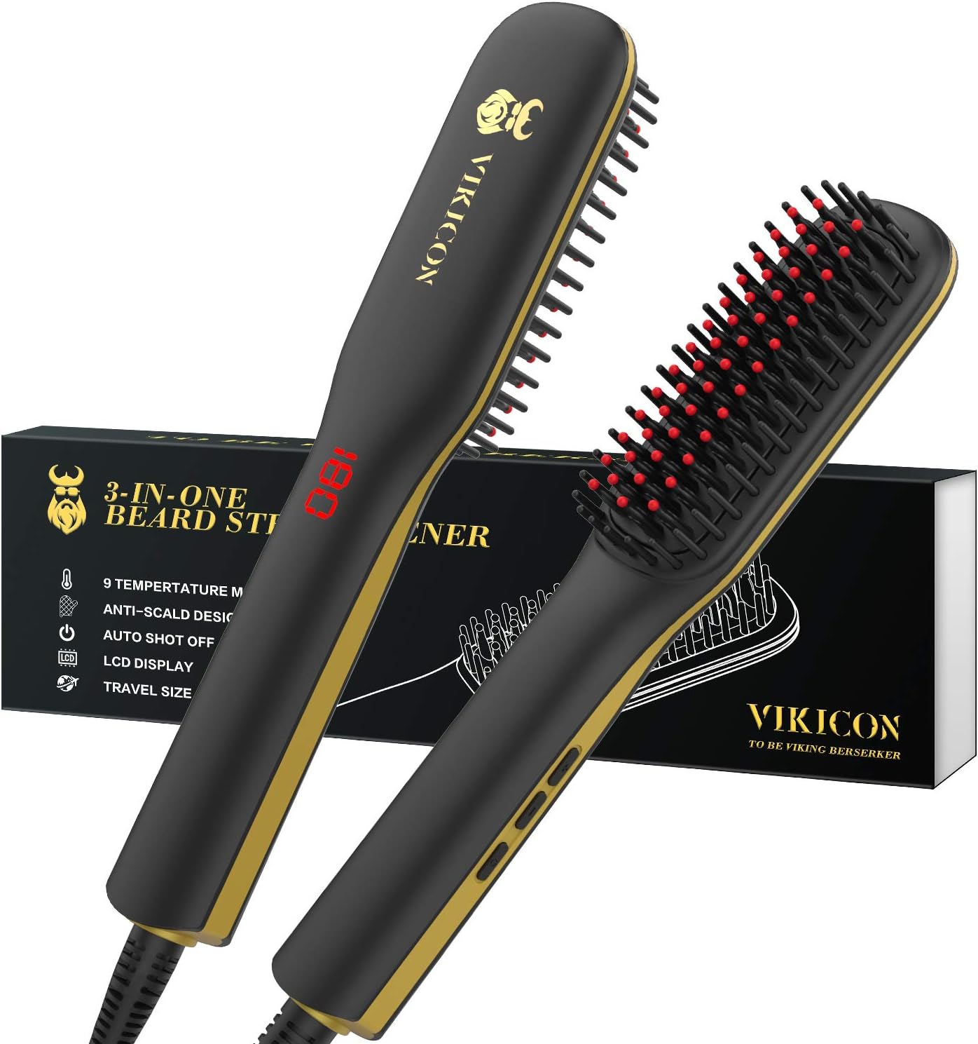 Beard Straightener For Men Electric Beard Straightener Comb Ceramic And Ionic Heated Hair Straightener Brush Led Display With Adjustable Temperature Double Voltage For Travel And Home Amazon De Drogerie Korperpflege Beard Straightener For Men Electric Beard Straightener Comb Ceramic And Ionic Heated Hair Straightener Brush Led Display With Adjustable Temperature Double Voltage For Travel And Home Amazon De Drogerie Korperpflege