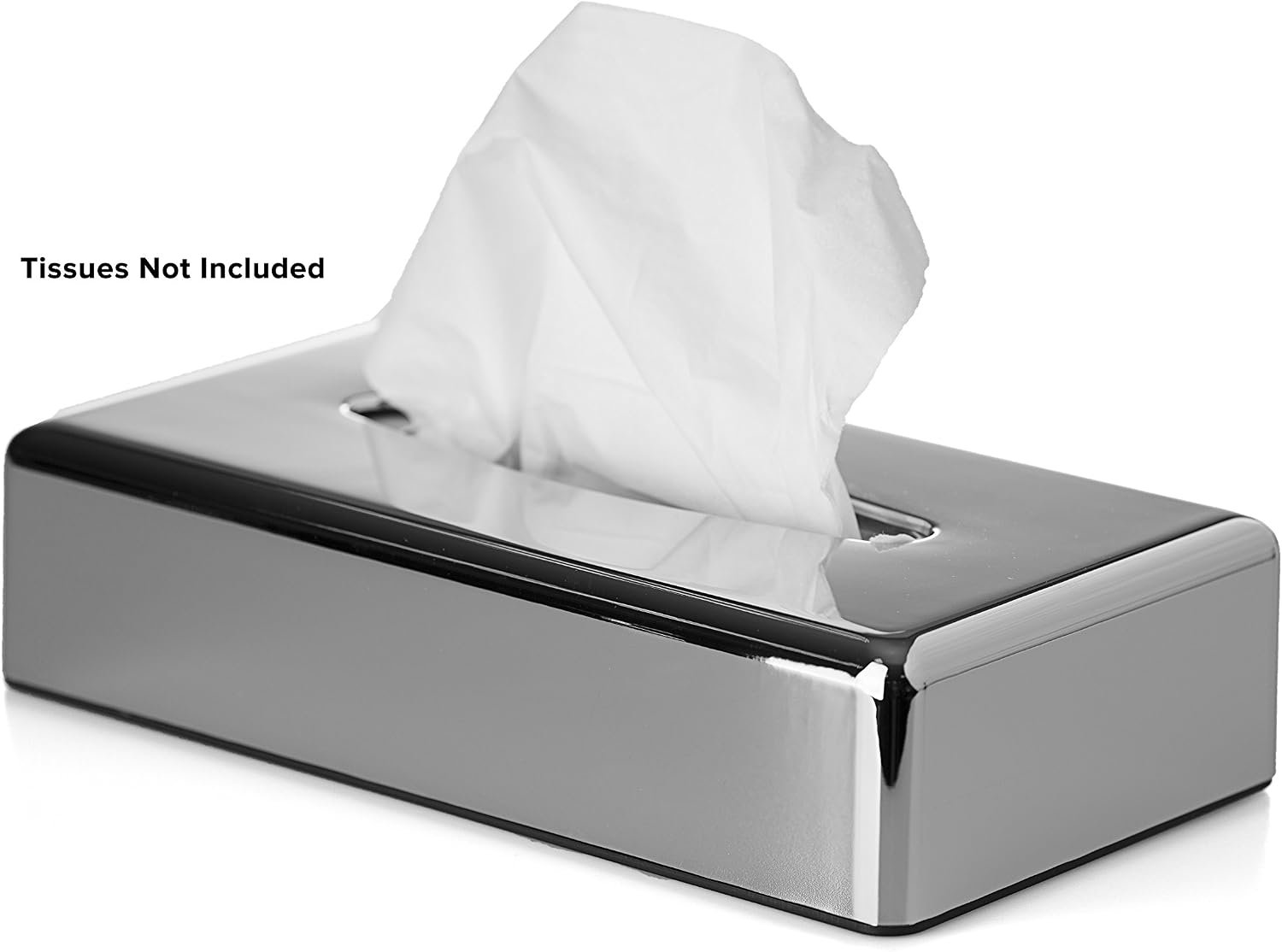 Box Tissue Dispenser, Silver - Image 3