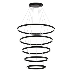 WELAKI Modern LED Chandelier, 15.7"-31.4" Ring