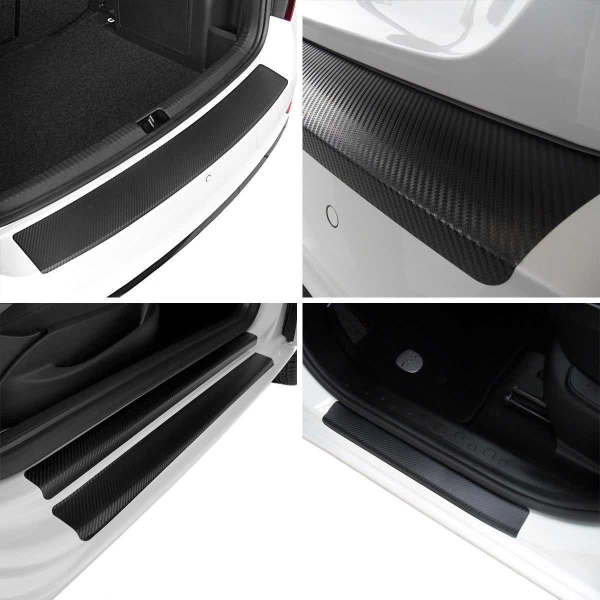 Tuneon carbon film set for boot sills & sill trims for ASX