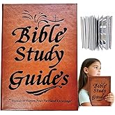 SAGROEAC 66-Page Bible Study Guide & Devotional Journal: Women's 66-Page Yearlong Plan - Daily Scripture Quotes, Prayer Reflections to Strengthen Faith - Christian Gift
