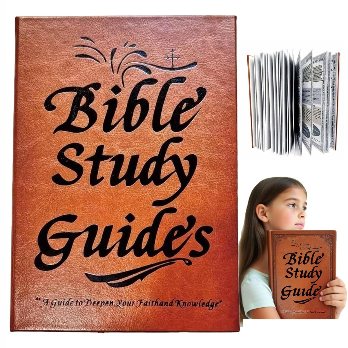 Photo 1 of SAGROEAC 66-Page Bible Study Guide & Devotional Journal: Women's 66-Page Yearlong Plan - Daily Scripture Quotes, Prayer Reflections to Strengthen Faith - Christian Gift