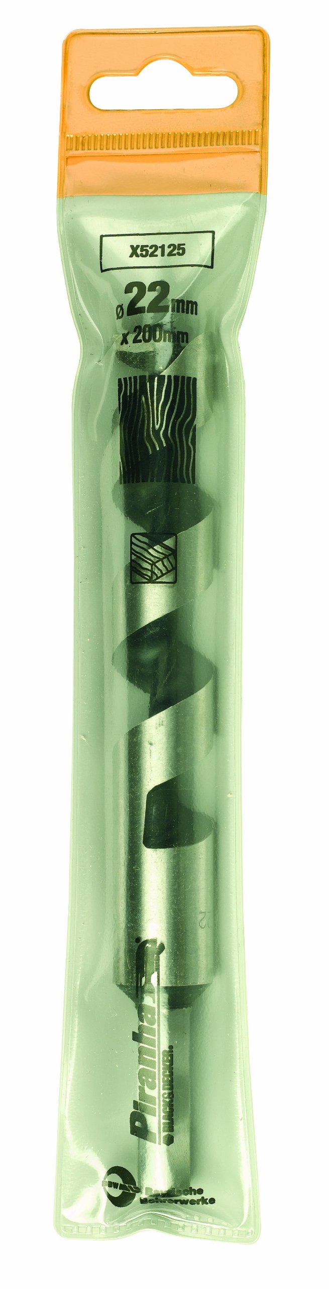 Piranha 22mm Wood Auger Drill Bit