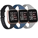Tobfit Pack 3 Slim Bands Compatible with Fitbit