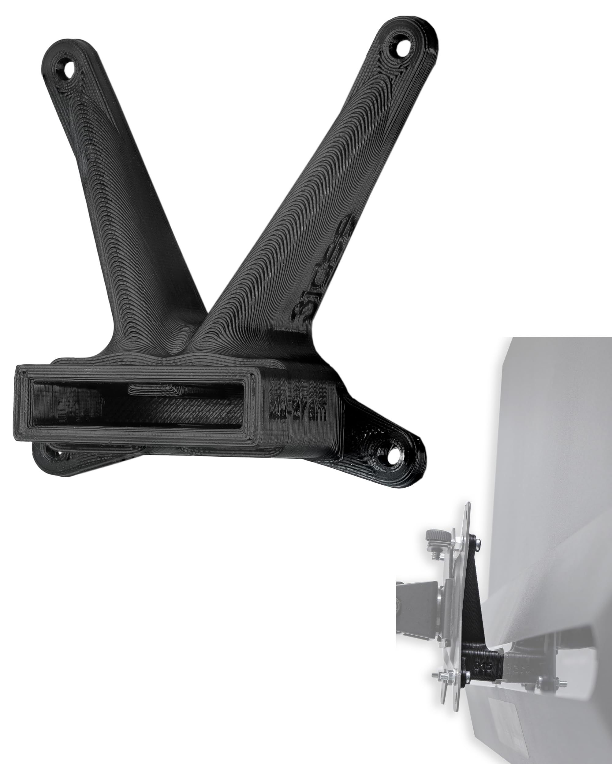 3IDEE VESA adapter compatible with Xiaomi Mi 27 Inch desktop monitor- vesa mount for plate, bracket wall mount - 75 x 75 mm
