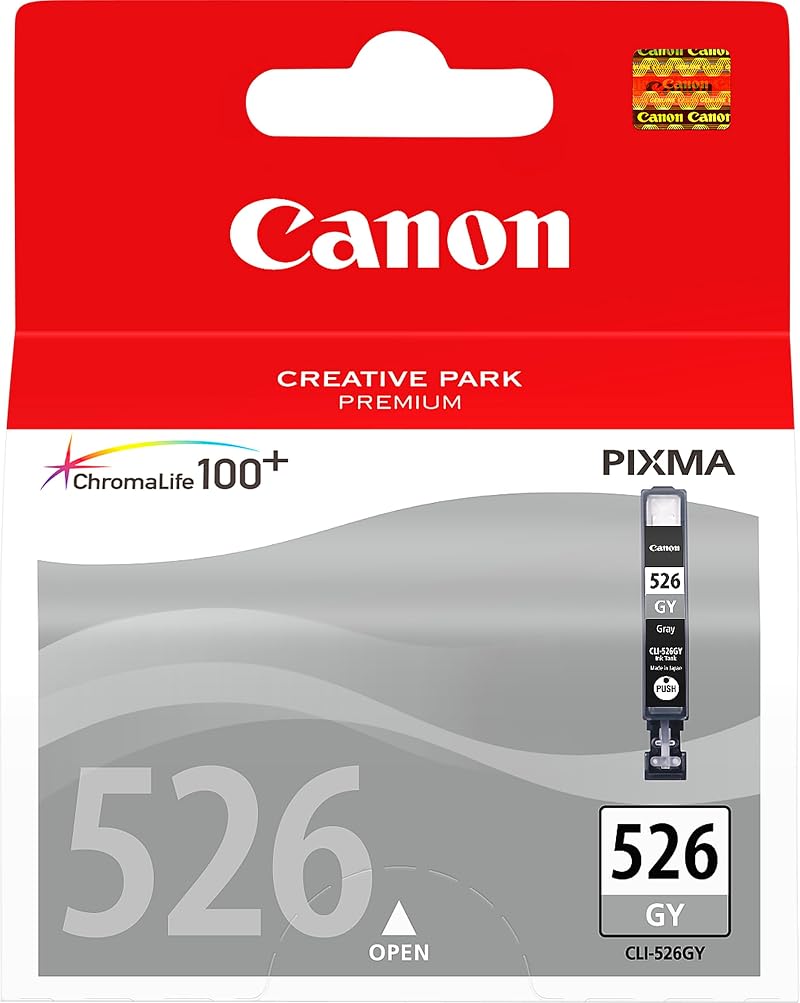 Canon CLI-526GY Grey Ink Cartridge for PIXMA MG Series Printers