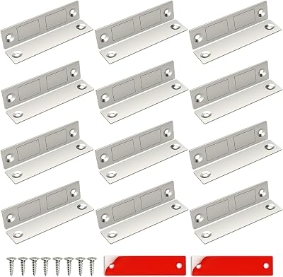 Jiayi Magnetic Cupboard Catch 12 Pack Ultra Thin 3.95mm Cabinet Magnets