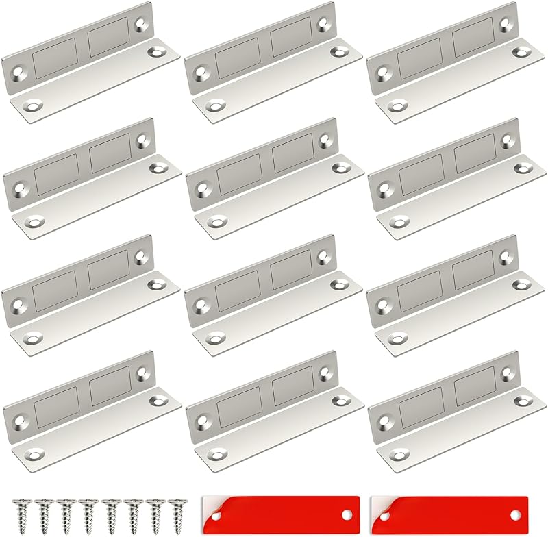 Jiayi Magnetic Cupboard Catch 12 Pack Ultra Thin 3.95mm Cabinet Magnets