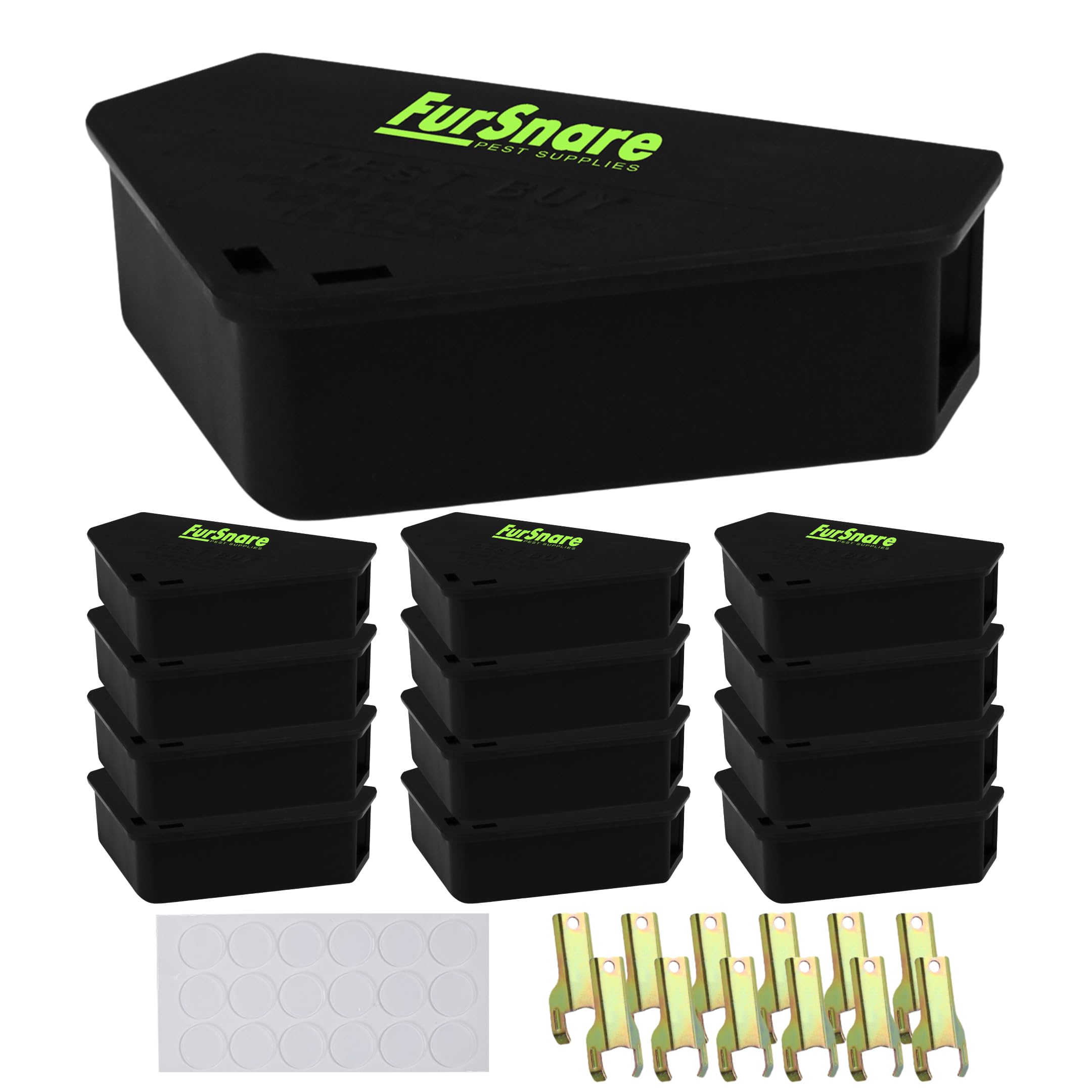 Ventrap 16-Pack Mouse Bait Stations With 8 Keys – Outdoor Rodent Control