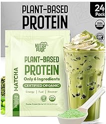 NUTRAPULSE Matcha Vegan Protein Powder Sample Pack