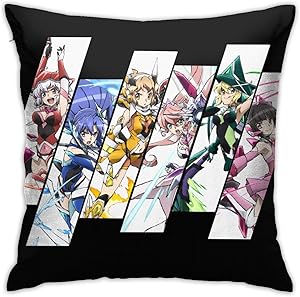 NaohBent Senhime Zesshou Symphogear? Fashion Pillowcase Square Decorative Throw Pillow Covers Home Office One Size