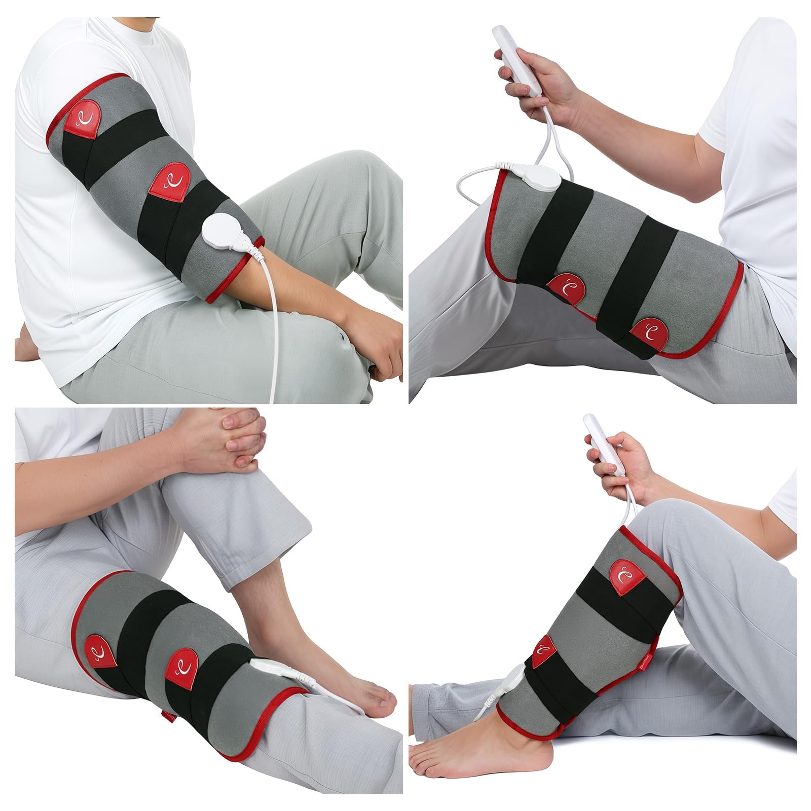 Photo 1 of Comfytemp Leg Heating Pad for Pain Relief, Wearable Heating Pad for Leg and Calf, Electric Heat Wrap for Shin Splint/Thigh/Knee/Arm/Hamstring, Birthday Gifts for Mom/Women/Wife/Her