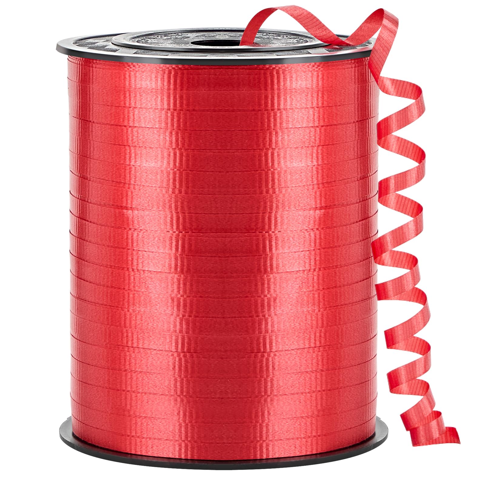 Photo 1 of 500 Yards Red Curling Ribbon-Balloon String-Balloon Ribbon Texture Roll for Party Decoration, Gift Wrapping, Wedding, Art Crafts, Florist Flower