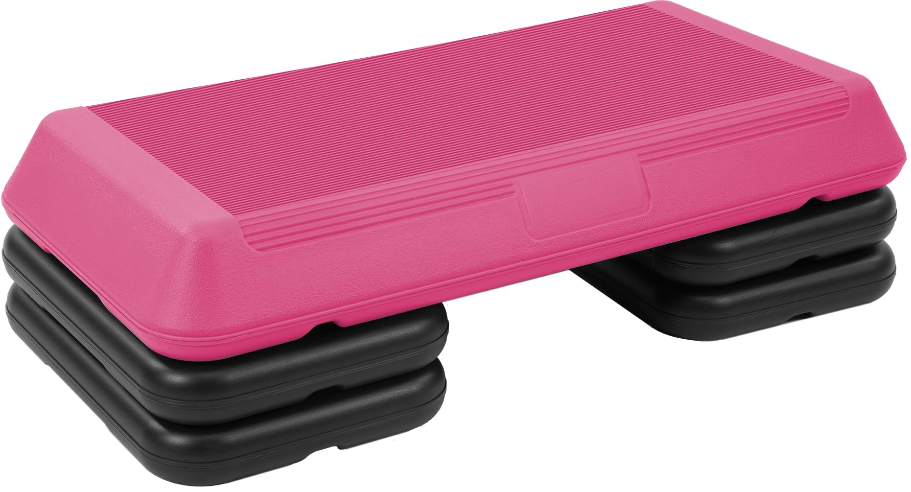 Fitvids Step Aerobic Platform, 28''x 14'', Pink Image