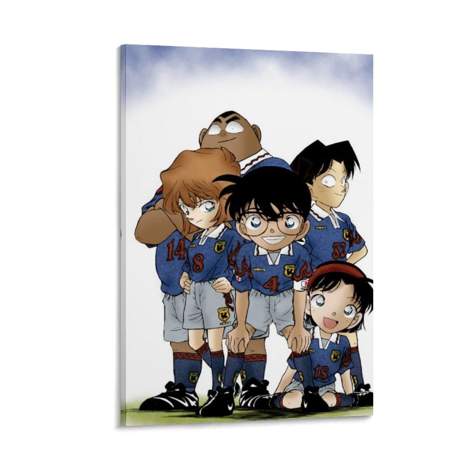Anime Poster Conan Haibara Ai Ayumi Mitsuhiko Genta Canvas Art Poster and Wall Art Picture Print Mod