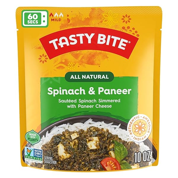TASTY BITE KASHMIR SPINACH, READY TO EAT, 10...