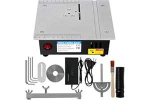 Oubit Mini Multifunctional Table Saw, 96W Electric Desktop Saws, 5000RMP Mini Table Saw, Small Household DIY Cutting Tool Woo