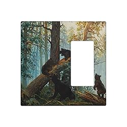 Bear Forest Combination Wall Plate 1 Toggle 1