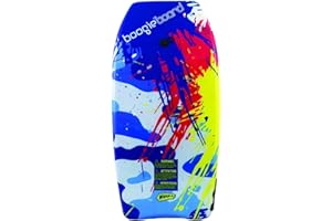 Wham-O Boogie Boards, 37" Body Board for Beach, Lightweight Bodyboard with Wrist Leash for Beginners and Training All Wave Conditions(1 Pack)