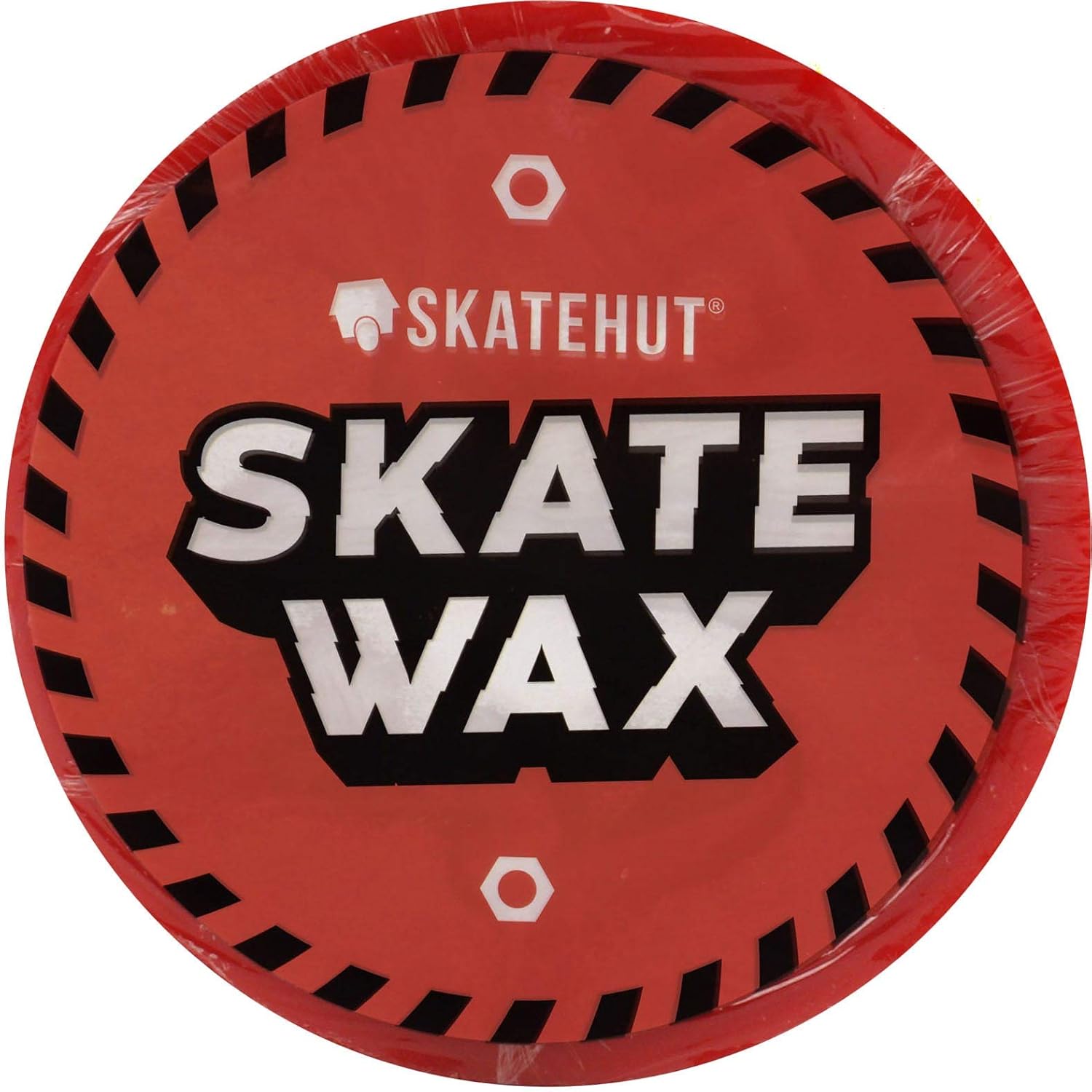 Skate Hut Circular Red Skateboard Wax Wax for Improving Grip on your