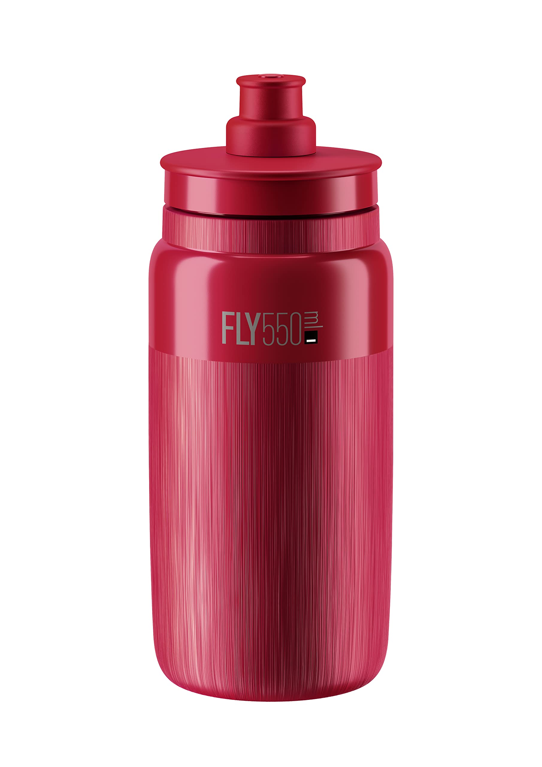 Photo 1 of Elite Fly 550ml Water Bottle, Amaranth with Tex Grip – Lightweight and Ergonomic for Cyclists
