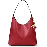 HICARRY Faux Suede Hobo Bags Vegan Leather Shoulder Bag Tote for Women Medium Slouchy Designer Handbags Purses Fall Fashion