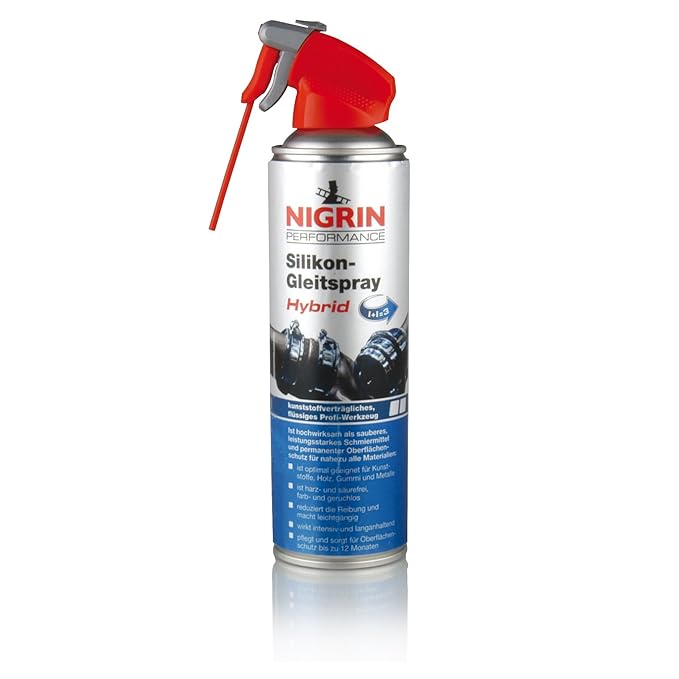 NIGRIN 72241 HyBrid Silikon-Gleitspray 500 ml