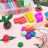 Artecho Polymer Clay Set 50 Colors with Tools Bake Oven DIY Crafts Gift view 6