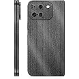 Glossy Glitter Phone Skin Compatible with Google Pixel 9 Pro Fold - Black Wood - Premium 3M Vinyl Protective Wrap Decal Cover | Crafted in The USA by MightySkins