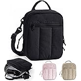VIGEGARI Concealed Carry Gun Bag for Women Pistol Purse Padded Soft Handgun Case with Removable Holster, Crossbody & Waist Carry CCW Bag, Lockable Zipper Pistol Purse, Stylish & Secure