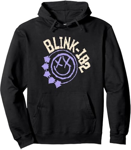 Amazon.com: Official Blink-182 One More Time Portrait Pullover
