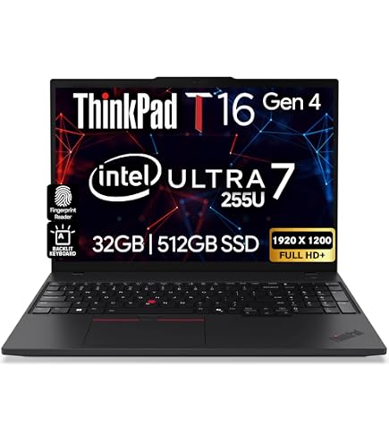Amazon.com: Lenovo ThinkPad T16 Gen 3, Intel Core Ultra 7 155U
