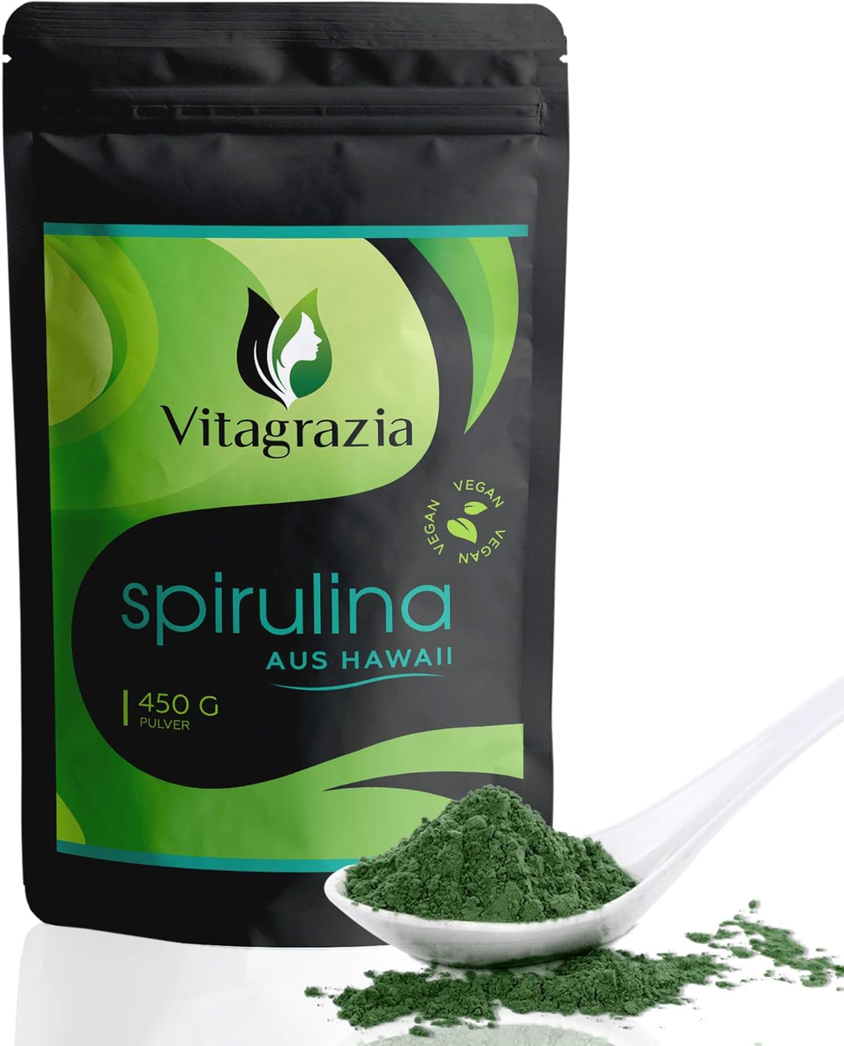 Vitagrazia® Hawaii Spirulina Pulver 450 g Hawaiianisches Spirulina in