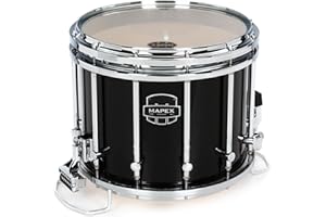 Mapex Quantum XT Marching Snare Drum - 14 x 12 inch - Gloss Black